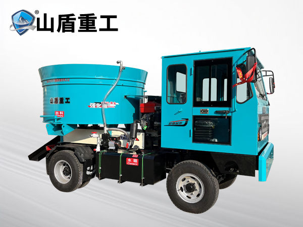 平头双动力搅拌车